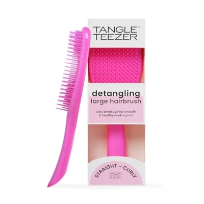 Afbeelding van Tangle Teezer grote ultieme ontklitter haarborstel, voor nat en droog haar, ontwarrende borstel dik, krullend, lang tweelaagse tanden verminderen breuk elimineren knopen, peddel