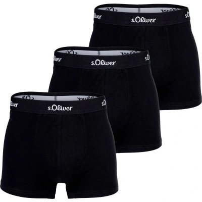 Afbeelding van s.Oliver Basic 3 PACK Onderbroeken, Heren, Maat: Large, Schwarz