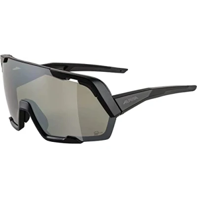 Afbeelding van Alpina Bril ROCKET BOLD QLITE fogst.black/silver mirr.Cat.3