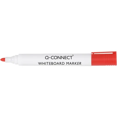 Afbeelding van Q CONNECT whiteboardmarker, 2 3 mm, ronde punt, rood whiteboardmarker