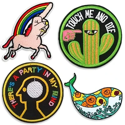 Afbeelding van BPA 4 stuks Patch om op te strijken, strijkpatch,strijkplaatje, opstrijkbare patches,opstrijkbare