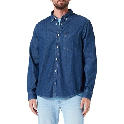 Afbeelding van Lee Overhemd, Heren, Maat: XL, Blu