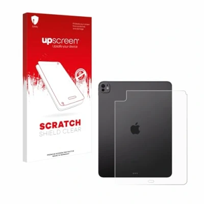 Afbeelding van upscreen Screenprotector voor Apple iPad Pro 13&quot; 2024 (Achterkant) Folie Beschermfolie transparant