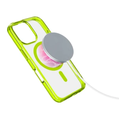 Afbeelding van Cellularline Iconic Mag Telefoonhoesje Voor Apple Iphone 16 Pro Max Geel