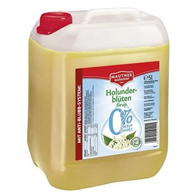 Afbeelding van Mautner Markhof Vlierbloesem 0% suiker siroop 5l