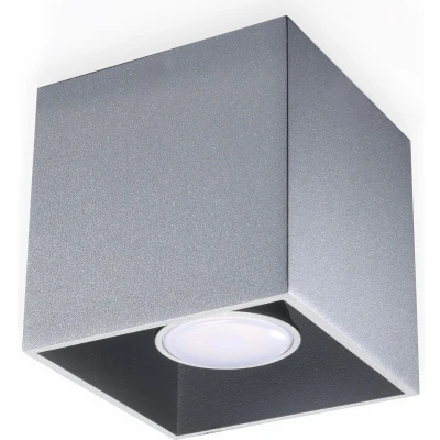 Afbeelding van Plafondlamp QUAD 1 grijs 10 cm x GU10 IP20 230 V AC