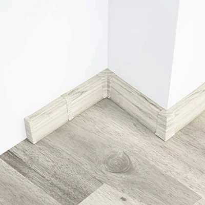 Afbeelding van [DQ PP] PVC plinten in laminaat look, 16 meter plinten, 55 mm, Darwen eik