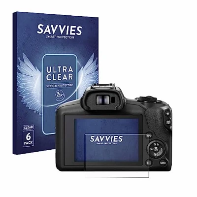 Afbeelding van Savvies Screenprotector voor Canon EOS R100 Folie Beschermfolie transparant (6 Stuks)