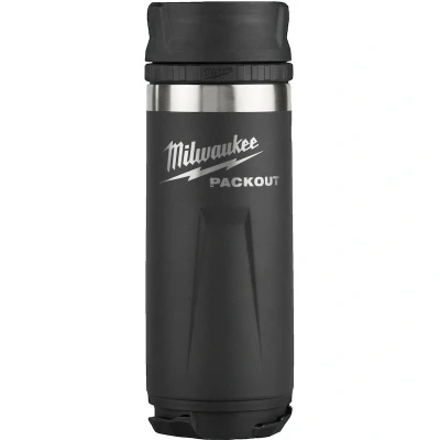 Afbeelding van MILWAUKEE 4932493474 PACKOUT fles met drinkdop 532 ml zwart