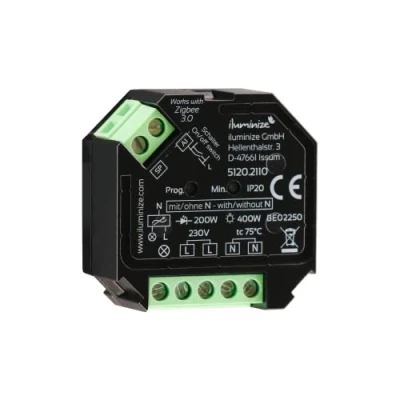 Afbeelding van Iluminize ZigBee Dimmer NN 3.0 Inbouw Schakelaar Werkt met Hue HomeKit