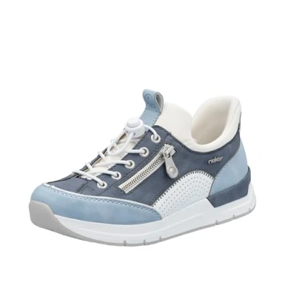 Afbeelding van NU 20% KORTING: Rieker Slip on sneakers , instapschoen, lage schoen, vrijetijdsschoen met zachte schacht