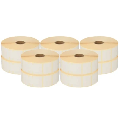 Afbeelding van Geschikt voor 10x Zebra (800261 105) compatible labels, 32 mm x 25 Alleeninkt