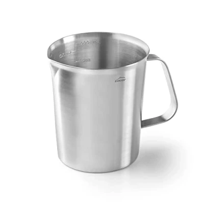 Afbeelding van Lacor 62745 maatbeker, vloeistofmeter, roestvrij staal, 9 cm, 0,5 l