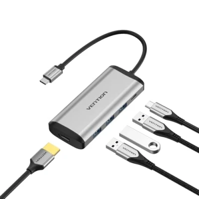 Afbeelding van Hub USB Vention CNBHB Grijs