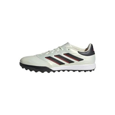 Afbeelding van adidas Uniseks Volwassen Copa Pure II League Turf Boots, Ivory/Core Black/Solar Red, 39 1/3 EU