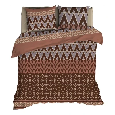 Afbeelding van Dekbedovertrek Romanette Lombok Brick Katoen 200 x / 220 cm 2 Persoons