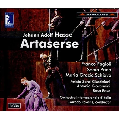 Afbeelding van Ensemble Barocco Of The Orchestra Internationale D&#039;Italia, Corrado Rovaris Hasse: Artaserse (3 CD)