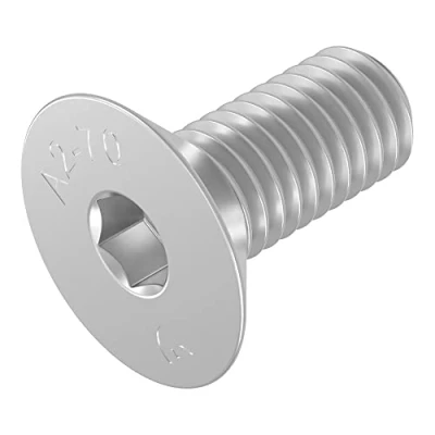Afbeelding van SECCARO verzonken schroef M6 x 14 mm, roestvrij staal V2A VA A2, DIN 7991 / ISO 10642, binnenzeskant, 20 stuks