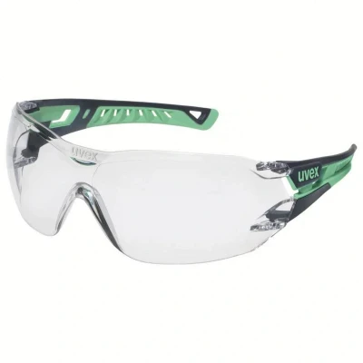 Afbeelding van uvex pheos nxt 9128295 Veiligheidsbril Incl. UV bescherming Grijs, Groen EN 166:2001, 170:2002