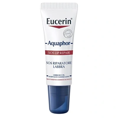 Afbeelding van Eucerin Aquaphor Droge en gebarsten lippenbalsem Sos Lip Repair, meerkleurig, 10 ml