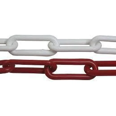 Afbeelding van Mack Kunststof Ketting Lange Schakel Rood/Wit