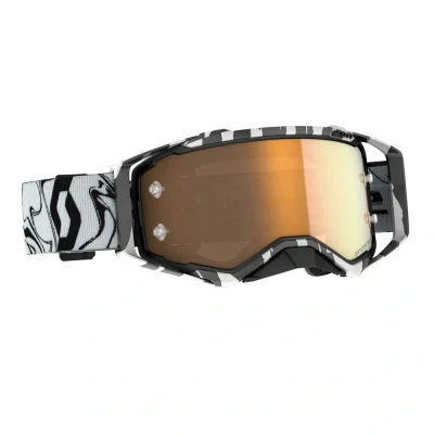 Afbeelding van Scott 2023 Prospect Crossbril Zwart / Wit (Lens: Blauw Chrome Works)