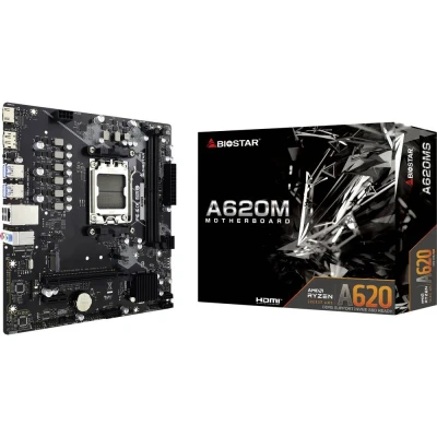 Afbeelding van BioStar A620MS Moederbord Socket AMD AM5 Vormfactor Micro ATX chipset AMD® A620