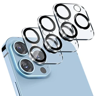 Afbeelding van INF Camerabescherming Gehard glas voor iPhone 13 Pro / Max 3 pack