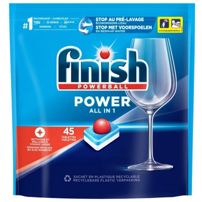 Afbeelding van Finish Power all in 1 vaatwastabletten