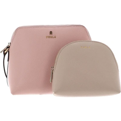 Afbeelding van FURLA Schoudertas Ares Camelia Mini Crossbody Candy Rose + Ballerina I Roze