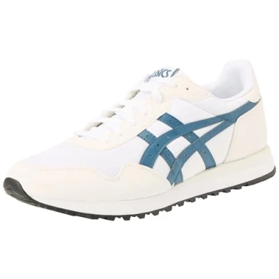Afbeelding van Asics Sportstyle Tiger Runner II Sneakers laag, Maat: 37, White/vintage indigo Textiel/ synthetisch
