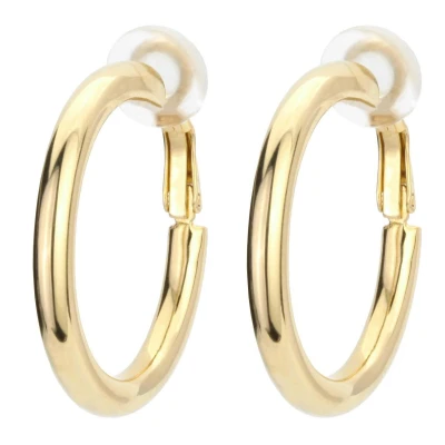 Afbeelding van Traveller Clip Oorbellen Oorclips Dames Oorringen Goudkleurig Ringen 33 mm Verguld 155833
