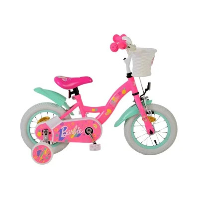 Afbeelding van Barbie kinderfiets meisjes 12 inch roze 2024