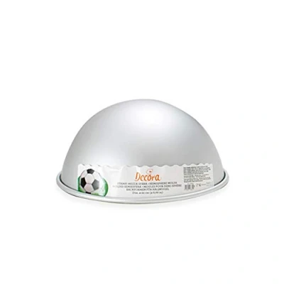 Afbeelding van Decora 0062954 bakvorm halve bol van geanodiseerd aluminium, Ø 15,5 cm