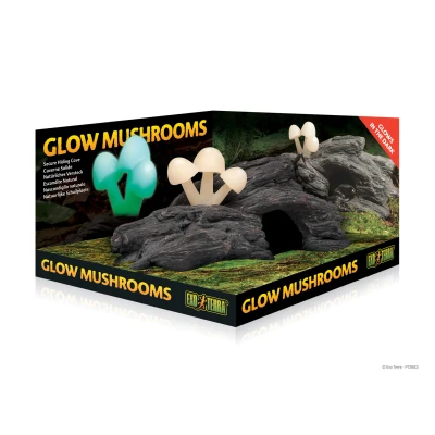 Afbeelding van Exo Terra Schuilplaats Glow Mushrooms Ornamenten 23x14x10 cm Natuurlijk