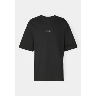 Afbeelding van Jack &amp; Jones Jorsantorini TEE CREW NECK Tshirt print, Heren, Maat: Large, Black