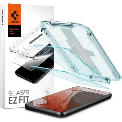 Afbeelding van Spigen Glass Samsung Galaxy S22+ Met Montage Frame EZ FIT 2 Pack AGL04145