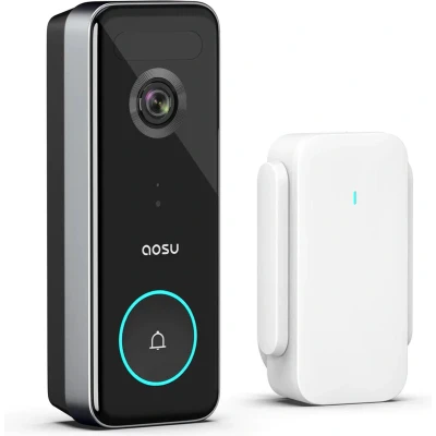 Afbeelding van Aosu V8S Complete set voor Video deurintercom WiFi 1 stuks Zwart