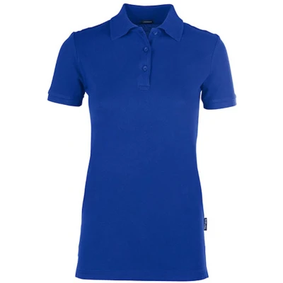Afbeelding van HRM Dames Luxe Stretch Polo, Koningsblauw, Maat 2XL I Premium Poloshirt Gemaakt van 95% Katoen &amp; 5% Elastan Basic Polo Shirt Wasbaar tot 40C Hoge Kwaliteit Duurzame Dameskleding