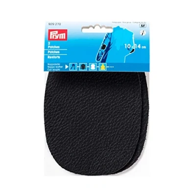 Afbeelding van PRYM_929270 1 Nappa Lederen Patches, Zwart, 10 x 14 cm Medium