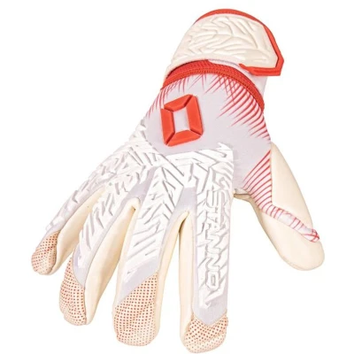 Afbeelding van Ultimate Grip IV Goalkeeper Keepershandschoenen White Red100 10,5 Wit