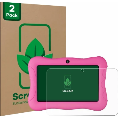 Afbeelding van ScreenLeaf Screenprotector voor Contixo V9 7&quot; Duurzame schermbescherming Folie Beschermfolie transparant (2 Stuks)
