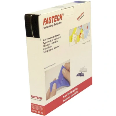 Afbeelding van FASTECH® B20 STD HL999925 Klittenband Om op te naaien Haak en lusdeel (l x b) 25 m 20 mm Zwart