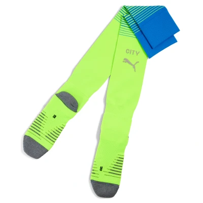 Afbeelding van PUMA Manchester City 25/26 sokken met afbeeling voor Heren, Blauw/Groen, Maat 35 38
