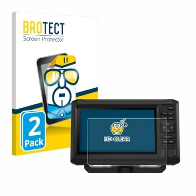 Afbeelding van BROTECT (2 Stuks) Schermbeschermer voor Garmin ECHOMAP UHD2 7&quot; Keyed Screen Protector Transparant