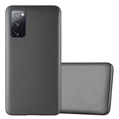 Afbeelding van Cadorabo Hoesje geschikt voor Samsung Galaxy S20 FE in METALLIC GRIJS Beschermhoes gemaakt van flexibel TPU silicone Case Cover