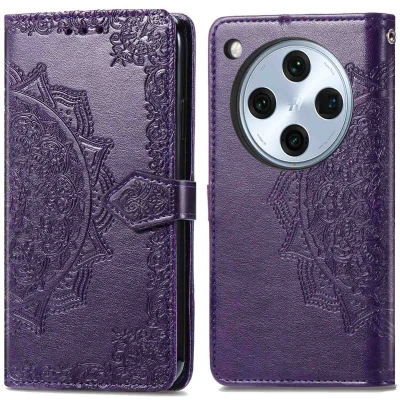 Afbeelding van Oppo Find X8 Hoesje Kunstleder imoshion Bookcase Paars Telefoonhoesje