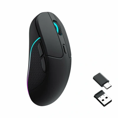 Afbeelding van Keychron M3 draadloze gaming RGB muis zwart