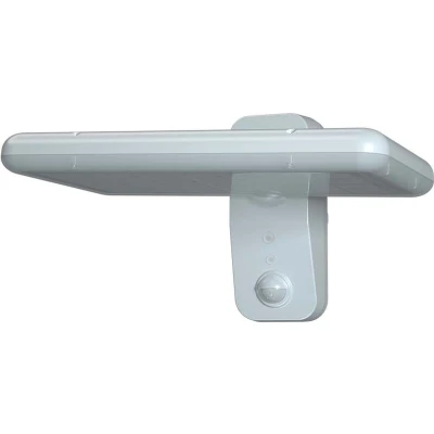 Afbeelding van V TAC VT 414 W Solarlampen Solar Wandlampen Sensor IP65 Wit 15 Watt 2000 Lumen 6000K+4000K