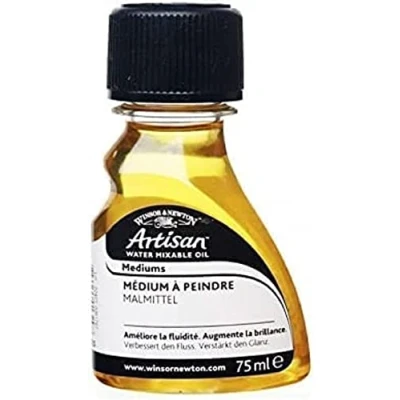 Afbeelding van Winsor &amp; Newton 2621725 Artisan olieverfmedium voor watervermengbare olieverf, verbetert de verfvloei en verhoogt glans 75ml Fles,